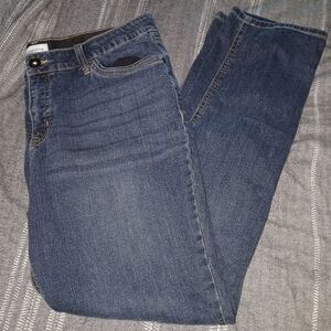 Liz Claiborne Comfort Waist Classic Women's Blue Jeans, Size 14